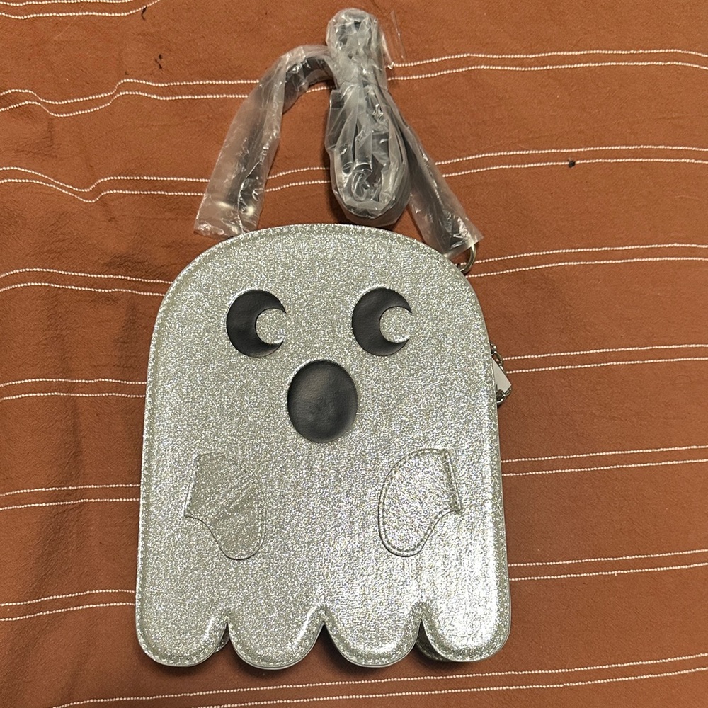 Silver Ghost Shaped Handbag